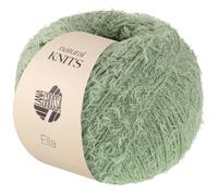 LANA GROSSA Ella | Flauscheffektgarn aus 100% Baumwolle | Handstrickgarn aus 100% Baumwolle | 50g Wolle zum Stricken & Häkeln | 130m FB 5