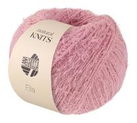 LANA GROSSA Ella | Flauscheffektgarn aus 100% Baumwolle | Handstrickgarn aus 100% Baumwolle | 50g Wolle zum Stricken & Häkeln | 130m FB 9