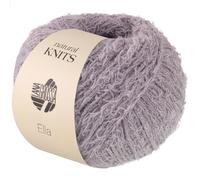 LANA GROSSA Ella | Flauscheffektgarn aus 100% Baumwolle | Handstrickgarn aus 100% Baumwolle | 50g Wolle zum Stricken & Häkeln | 130m FB 8