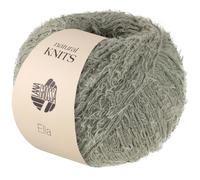 LANA GROSSA Ella | Flauscheffektgarn aus 100% Baumwolle | Handstrickgarn aus 100% Baumwolle | 50g Wolle zum Stricken & Häkeln | 130m FB 13