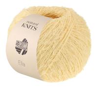 LANA GROSSA Ella | Flauscheffektgarn aus 100% Baumwolle | Handstrickgarn aus 100% Baumwolle | 50g Wolle zum Stricken & Häkeln | 130m FB 3