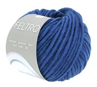 LANA GROSSA Feltro | Filzgarn für Kreativhandwerk, vielseitig, hochwertige Wolle zum Nass- und Trockenfilzen | Handstrickgarn aus 100% Schurwolle | 50g Wolle zum Stricken & Häkeln | 50m FB 26