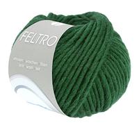 LANA GROSSA Feltro | Filzgarn für Kreativhandwerk, vielseitig, hochwertige Wolle zum Nass- und Trockenfilzen | Handstrickgarn aus 100% Schurwolle | 50g Wolle zum Stricken & Häkeln | 50m FB 111