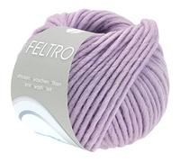 LANA GROSSA Feltro | Filzgarn für Kreativhandwerk, vielseitig, hochwertige Wolle zum Nass- und Trockenfilzen | Handstrickgarn aus 100% Schurwolle | 50g Wolle zum Stricken & Häkeln | 50m FB 107