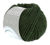 LANA GROSSA Feltro | Filzgarn für Kreativhandwerk, vielseitig, hochwertige Wolle zum Nass- und Trockenfilzen | Handstrickgarn aus 100% Schurwolle | 50g Wolle zum Stricken & Häkeln | 50m FB 120