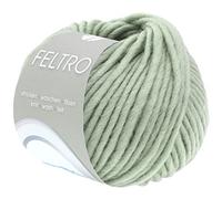 LANA GROSSA Feltro | Filzgarn für Kreativhandwerk, vielseitig, hochwertige Wolle zum Nass- und Trockenfilzen | Handstrickgarn aus 100% Schurwolle | 50g Wolle zum Stricken & Häkeln | 50m FB 110