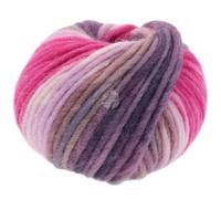 Lana Grossa Feltro Print 396 - Pink/Rosa/Antikviolett/Pflaume