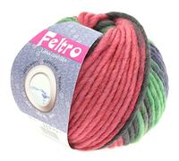 LANA GROSSA Feltro Print | Filzgarn für Kreativhandwerk, hochwertige Wolle zum Nass- und Trockenfilzen | Handstrickgarn aus 100% Schurwolle | 50g Wolle zum Stricken & Häkeln | 50m FB 363