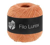 LANA GROSSA Filo Lurex | Edles, fest verzwirntes Baumwollgarn mit dezentem Lurexschimmer | Handstrickgarn aus 94% Baumwolle und 6% Polyester | 50g Wolle, Stricken & Häkeln | 145m FB 5