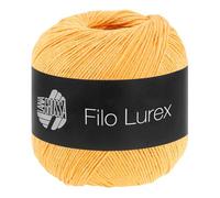 LANA GROSSA Filo Lurex | Edles, fest verzwirntes Baumwollgarn mit dezentem Lurexschimmer | Handstrickgarn aus 94% Baumwolle und 6% Polyester | 50g Wolle, Stricken & Häkeln | 145m FB 4