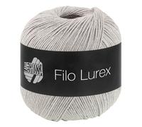 LANA GROSSA Filo Lurex | Edles, fest verzwirntes Baumwollgarn mit dezentem Lurexschimmer | Handstrickgarn aus 94% Baumwolle und 6% Polyester | 50g Wolle, Stricken & Häkeln | 145m FB 14