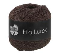 LANA GROSSA Filo Lurex | Edles, fest verzwirntes Baumwollgarn mit dezentem Lurexschimmer | Handstrickgarn aus 94% Baumwolle und 6% Polyester | 50g Wolle, Stricken & Häkeln | 145m FB 16