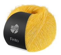 LANA GROSSA Finito | Sommerliches Flauschgarn mit Baumwolle | Handstrickgarn aus 73% Baumwolle & 27% Polyamid | 50g Wolle zum Stricken & Häkeln | 150m Garn FB 23