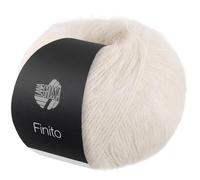 LANA GROSSA Finito | Sommerliches Flauschgarn mit Baumwolle | Handstrickgarn aus 73% Baumwolle & 27% Polyamid | 50g Wolle zum Stricken & Häkeln | 150m Garn FB 1
