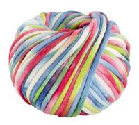 LANA GROSSA Gelato | Weiches, gefülltes Baumwoll-Schlauchbändchen mit buntem Sprenkeldruck | Handstrickgarn aus 52% Baumwolle & 48% Polyamid | 100g Wolle zum Stricken & Häkeln | 80m Garn FB 4