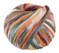 LANA GROSSA Gelato | Weiches, gefülltes Baumwoll-Schlauchbändchen mit buntem Sprenkeldruck | Handstrickgarn aus 52% Baumwolle & 48% Polyamid | 100g Wolle zum Stricken & Häkeln | 80m Garn FB 14