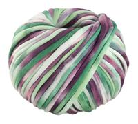 LANA GROSSA Gelato | Weiches, gefülltes Baumwoll-Schlauchbändchen mit buntem Sprenkeldruck | Handstrickgarn aus 52% Baumwolle & 48% Polyamid | 100g Wolle zum Stricken & Häkeln | 80m Garn FB 8