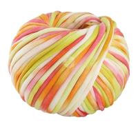 LANA GROSSA Gelato | Weiches, gefülltes Baumwoll-Schlauchbändchen mit buntem Sprenkeldruck | Handstrickgarn aus 52% Baumwolle & 48% Polyamid | 100g Wolle zum Stricken & Häkeln | 80m Garn FB 2