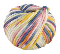 LANA GROSSA Gelato | Weiches, gefülltes Baumwoll-Schlauchbändchen mit buntem Sprenkeldruck | Handstrickgarn aus 52% Baumwolle & 48% Polyamid | 100g Wolle zum Stricken & Häkeln | 80m Garn FB 3