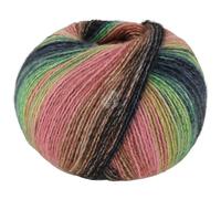 LANA GROSSA Gianna | Baumwolle, weichen Merino- und Kaschmirfasern | Handstrickgarn aus 80% Cotton (Bio), 15% Virgin Wool (Merino) & 5% Cashmere | 50g Wolle, Stricken & Häkeln | 180m Garn FB 9