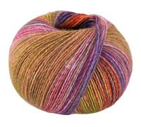 LANA GROSSA Gianna | Baumwolle, weichen Merino- und Kaschmirfasern | Handstrickgarn aus 80% Cotton (Bio), 15% Virgin Wool (Merino) & 5% Cashmere | 50g Wolle, Stricken & Häkeln | 180m Garn FB 2