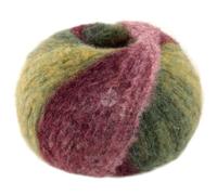 LANA GROSSA Gigante | Handstrickgarn aus 70% Alpaka (Fein) & 30% Polyamid | 100g Wolle zum Stricken & Häkeln | 300m Garn | Altrosa/Brombeer/Hell-/Dunkeloliv - 10