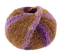 LANA GROSSA Gigante | Handstrickgarn aus 70% Alpaka (Fein) & 30% Polyamid | 100g Wolle zum Stricken & Häkeln | 300m Garn | Lila/Khaki/Umbra/Dunkelviolett/Graulila - 4