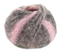 LANA GROSSA Gigante | Handstrickgarn aus 70% Alpaka (Fein) & 30% Polyamid | 100g Wolle zum Stricken & Häkeln | 300m Garn | Rosa/Flieder/Mittel-/Dunkelgrau - 11