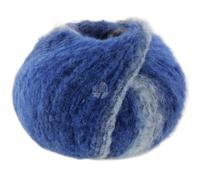 LANA GROSSA Gigante | Handstrickgarn aus 70% Alpaka (Fein) & 30% Polyamid | 100g Wolle zum Stricken & Häkeln | 300m Garn | Dunkel-/Nachtblau/Graublau/Grau - 7