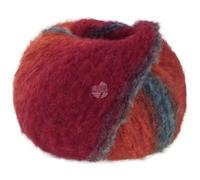 LANA GROSSA Gigante | Voluminöses Alpakagarn mit Effektstruktur und Streifen im Farbverlauf | Handstrickgarn aus 70% Alpaka (Fein) & 30% Polyamid | 100g Wolle zum Stricken & Häkeln | 300m Garn FB 18