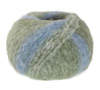 LANA GROSSA Gigante | Voluminöses Alpakagarn mit Effektstruktur und Streifen im Farbverlauf | Handstrickgarn aus 70% Alpaka (Fein) & 30% Polyamid | 100g Wolle zum Stricken & Häkeln | 300m Garn FB 16