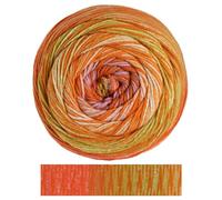 LANA GROSSA Gomitolo Baleno | Feines Beumwollmischgarn mit interessanten Druckeffekt | Handstrickgarn aus 80% Baumwolle & 20% Polyamid | 100g Wolle zum Stricken & Häkeln | 370m Garn