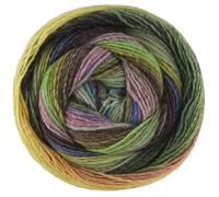 Lana Grossa Dochtgarn Gomitolo Fumo - Farbverlauf, 50% Schurwolle/50% Acryl, 200 g, 700 m, FB 514