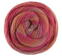 Lana Grossa Handstrickgarn Gomitolo Gala – Dochtgarn Farbverlauf mit Lurex – 200g/700m FB 4032