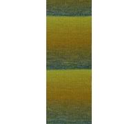 LANA GROSSA Gomitolo Gala| Dochtgarn im Farbverlauf mit dezentem Lurex-Effekt | Handstrickgarn aus 60% Schurwolle, 38% Polyacryl & 2% Polyester | 200g Wolle zum Stricken & Häkeln | 700m,FB 4035