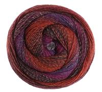 LANA GROSSA Gomitolo Gala| Dochtgarn im Farbverlauf mit dezentem Lurex-Effekt | Handstrickgarn aus 60% Schurwolle, 38% Polyacryl & 2% Polyester | 200g Wolle zum Stricken & Häkeln | 700m,FB 4029