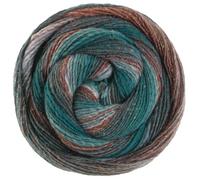 LANA GROSSA Gomitolo Gala| Dochtgarn im Farbverlauf mit dezentem Lurex-Effekt | Handstrickgarn aus 60% Schurwolle, 38% Polyacryl & 2% Polyester | 200g Wolle zum Stricken & Häkeln | 700m,FB 4036