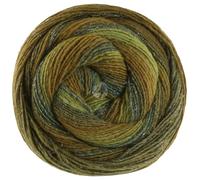 LANA GROSSA Gomitolo Gala| Dochtgarn im Farbverlauf mit dezentem Lurex-Effekt | Handstrickgarn aus 60% Schurwolle, 38% Polyacryl & 2% Polyester | 200g Wolle zum Stricken & Häkeln | 700m,FB 4035