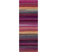 LANA GROSSA Gomitolo Intenso | Dochtgarn mit unregelmäßigem Ringeleffekt | Handstrickgarn aus 50% Schurwolle & 50% Acryl | 200g Wolle zum Stricken & Häkeln | 700m GarnFB 237