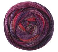 LANA GROSSA Gomitolo Intenso | Dochtgarn mit unregelmäßigem Ringeleffekt | Handstrickgarn aus 50% Schurwolle & 50% Acryl | 200g Wolle zum Stricken & Häkeln | 700m GarnFB 233