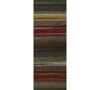 LANA GROSSA Gomitolo Intenso | Dochtgarn mit unregelmäßigem Ringeleffekt | Handstrickgarn aus 50% Schurwolle & 50% Acryl | 200g Wolle zum Stricken & Häkeln | 700m GarnFB 234