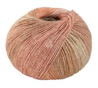 LANA GROSSA Gomitolo Mambo | Flauschig Baumwollgarn mit Streifen-Farbverlauf aus dem Knäuel | Handstrickgarn aus 100% Baumwolle (Bio) |100g Wolle zum Stricken & Häkeln | 240m Garn FB 2037