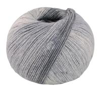 LANA GROSSA Gomitolo Mambo | Flauschig Baumwollgarn mit interessantem Streifen-Farbverlauf aus dem Knäuel | Handstrickgarn aus 100% Baumwolle (Bio) |100g Wolle zum Stricken & Häkeln | 240m Garn