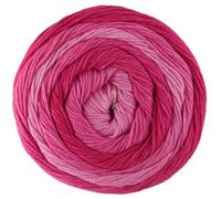 LANA GROSSA Gomitolo Tono | 100% weiche Bio-Baumwolle in dezenten Ton- in-Ton Farbverlauf in fruchtigen Farben | Handstrickgarn aus 100% Baumwolle (Bio) |100g Wolle zum Stricken & Häkeln | 360m Garn