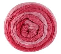 LANA GROSSA Gomitolo Tono | 100% weiche Bio-Baumwolle in dezenten Ton- in-Ton Farbverlauf in fruchtigen Farben | Handstrickgarn aus 100% Baumwolle (Bio) |100g Wolle zum Stricken & Häkeln | 360m Garn