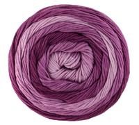LANA GROSSA Gomitolo Tono | Wolle in dezenten Ton- in-Ton Farbverlauf in fruchtigen Farben | Handstrickgarn aus 100% Baumwolle (Bio) |100g Wolle zum Stricken & Häkeln | 360m Garn FB 1038