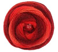 LANA GROSSA Gomitolo Versione | Dochtgarn mit Farbverlauf | Handstrickgarn aus 60% Schurwolle & 40% Polyacryl | 200g Wolle zum Stricken & Häkeln | 700m Garn FB 446