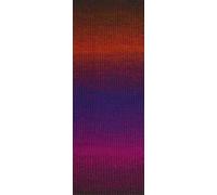 LANA GROSSA Gomitolo Versione | Dochtgarn mit Farbverlauf | Handstrickgarn aus 60% Schurwolle & 40% Polyacryl | 200g Wolle zum Stricken & Häkeln | 700m GarnFB 459