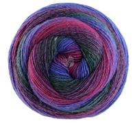 LANA GROSSA Gomitolo Versione | Dochtgarn mit Farbverlauf | Handstrickgarn aus 60% Schurwolle & 40% Polyacryl | 200g Wolle zum Stricken & Häkeln | 700m Garn FB 454