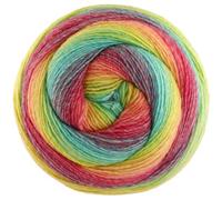 LANA GROSSA Gomitolo Versione | Dochtgarn mit Farbverlauf | Handstrickgarn aus 60% Schurwolle & 40% Polyacryl | 200g Wolle zum Stricken & Häkeln | 700m Garn FB 450